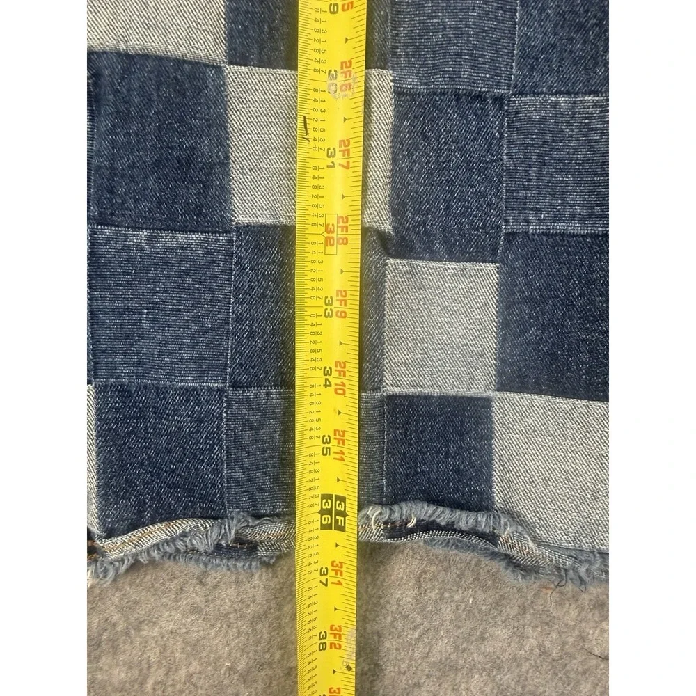 Track Women's Window Patch Jeans, Size 13/14, Blue Denim,‎ Flared